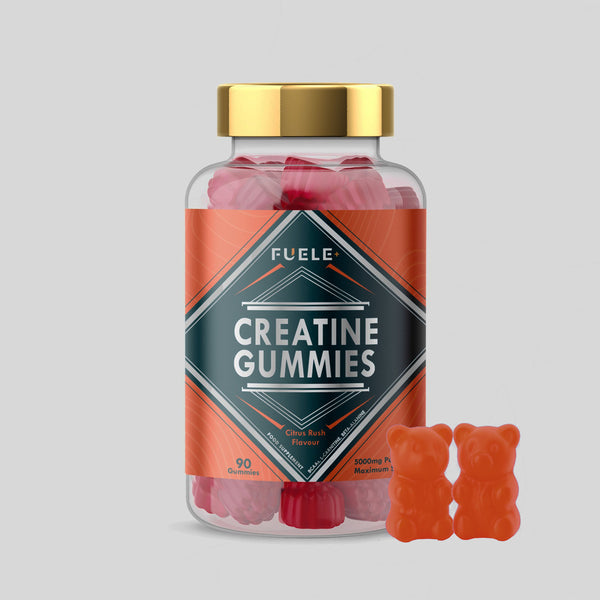 FUELE+ Citrus Rush Creatine Gummies – 5,000 mg Creatine per Serving