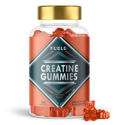 FUELE+ Citrus Rush Creatine Gummies – Build Muscle, Energy & Endurance