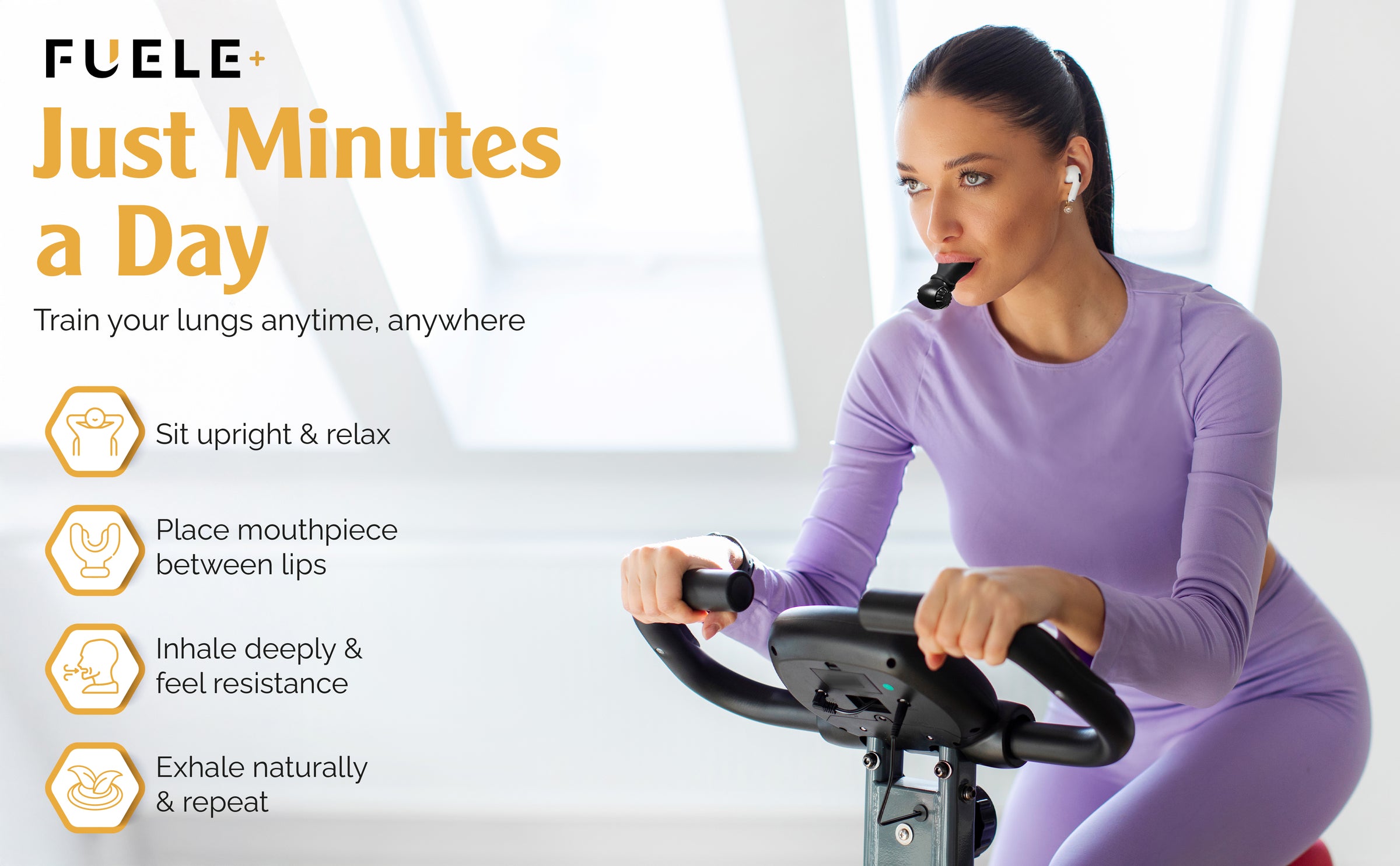 L-Respra™ Lung Training Device – Adjustable Breathing Exerciser