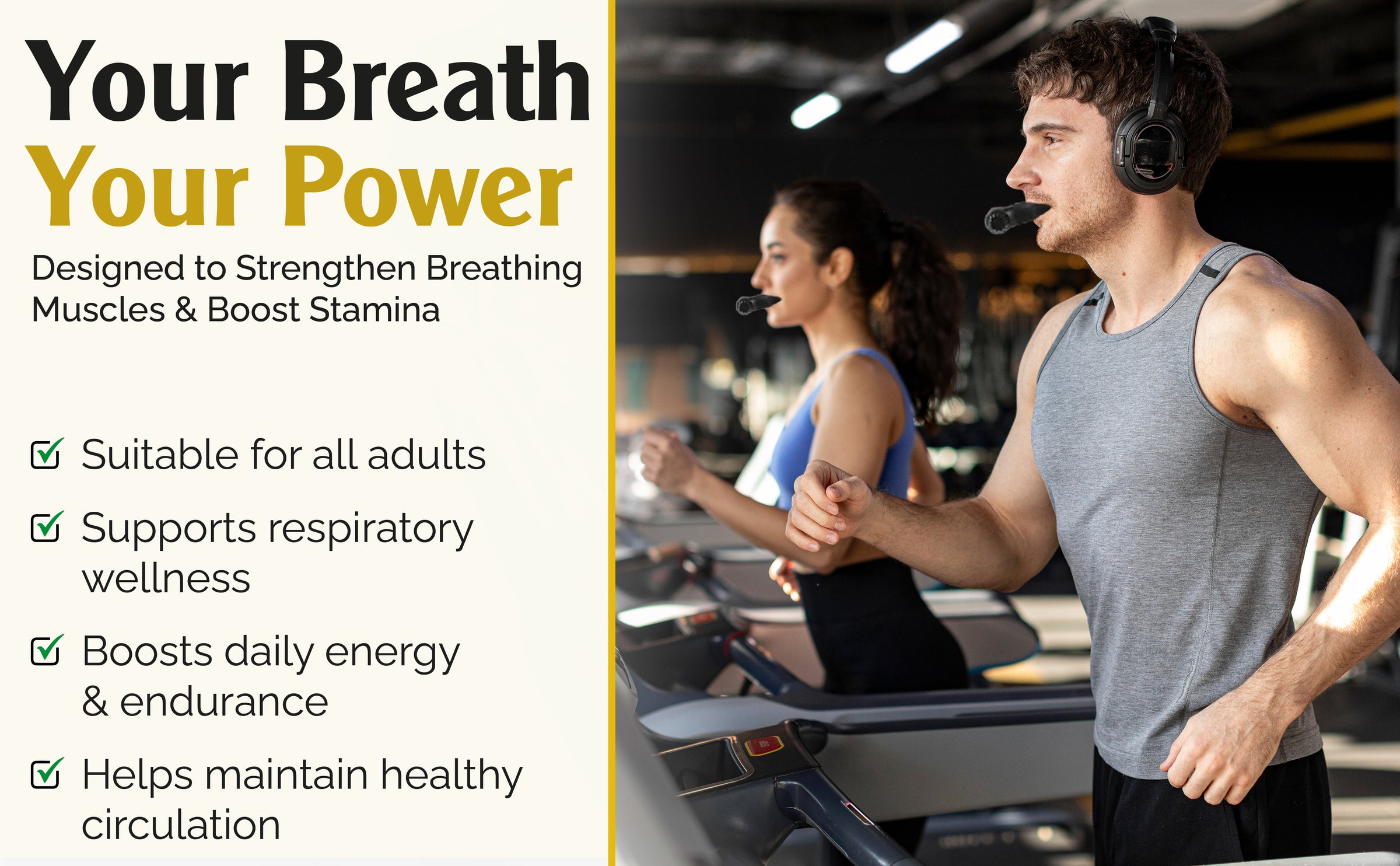 L-Respra™ Lung Training Device – Adjustable Breathing Exerciser