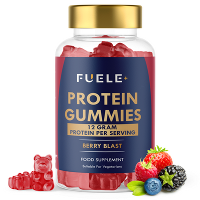 FUELE+ Berry Blast Protein Gummies – Muscle Recovery & Energy Boost
